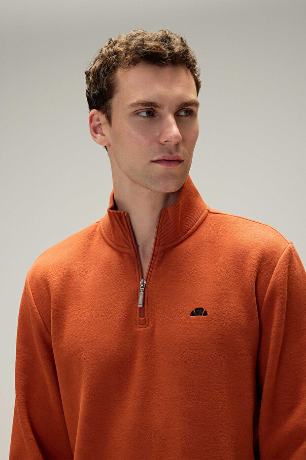 Half Zipper Men's Sweatshirt 5Wm1603-Br
