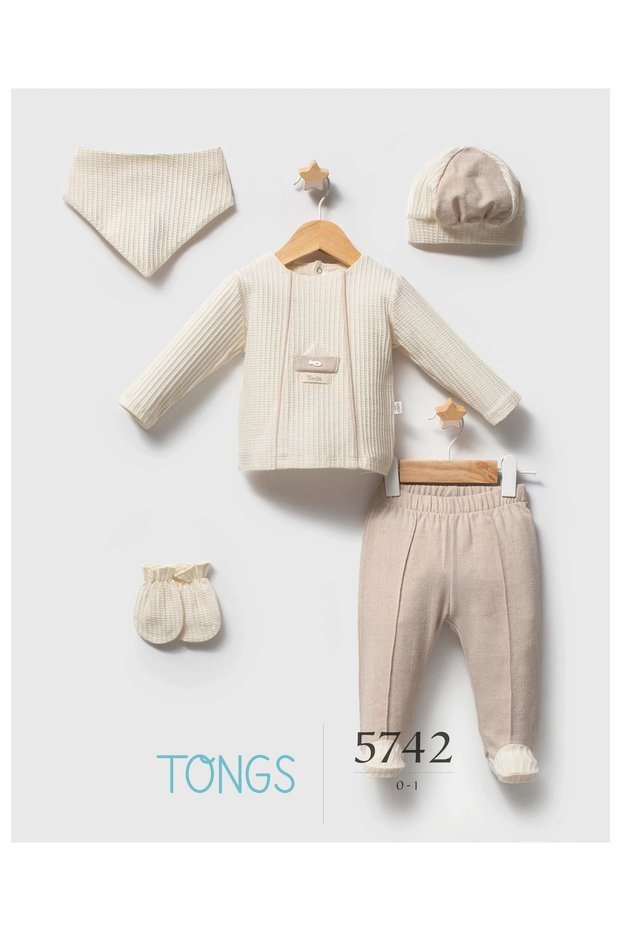 Baby Boy Newborn Sailing Soul 5-Piece Hospital Discharge Set