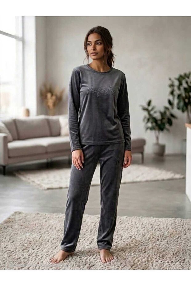 New Product!! !Aysun Teksti̇l Velvet Pajama Set with Quality Soft Fabric