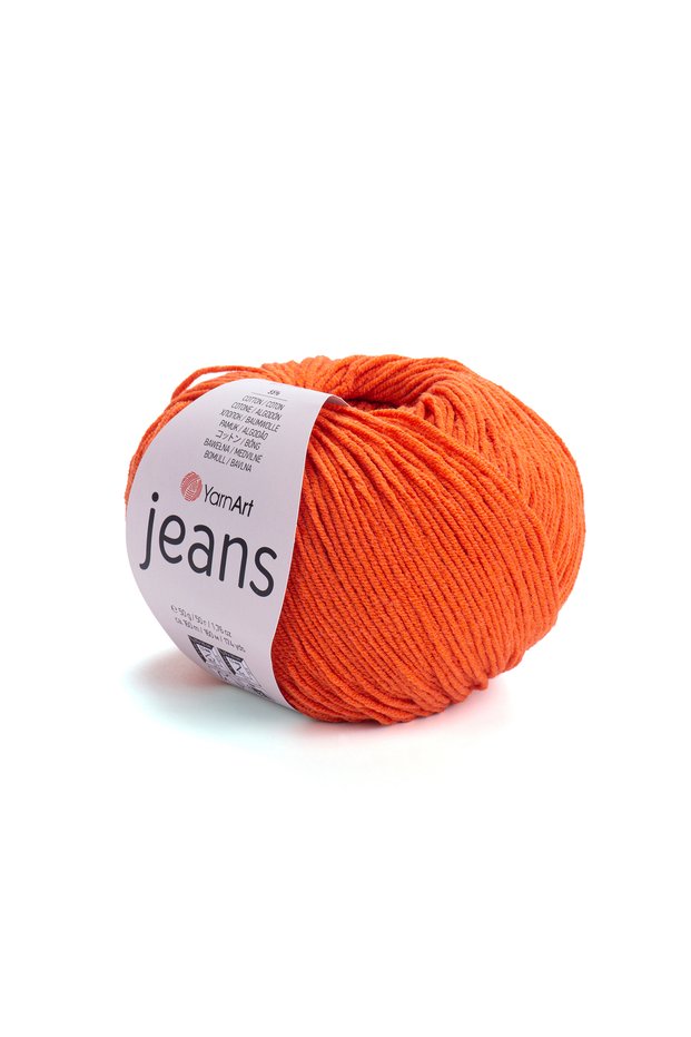 Jeans 55% Cotton Soft Amigurumi and Hand Knitting Yarn 50 Gr 160 m – 1 Piece