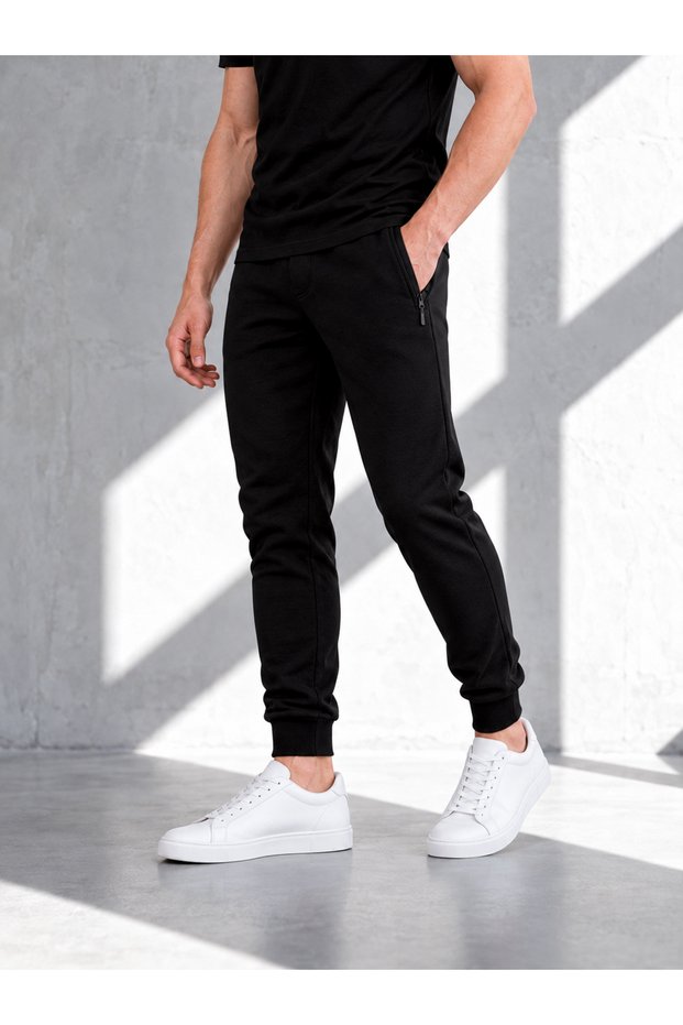Ribbed Cuffs, 3 Threaded, Non-Threaded, Compact Combed Cotton, Zippered Pockets, Men's Jogger Tracksuit