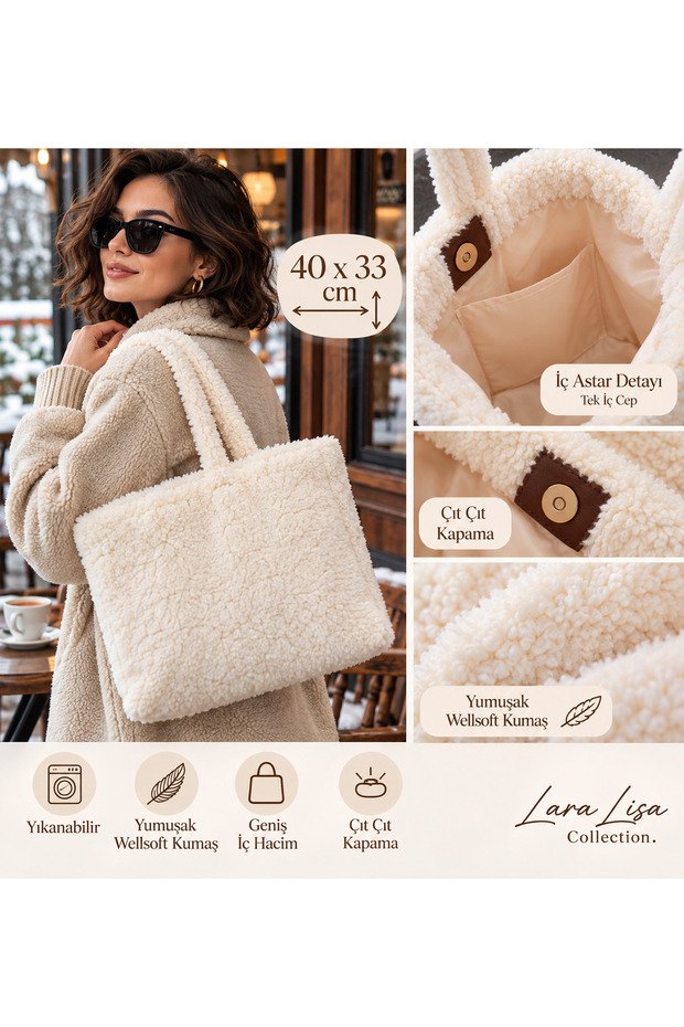 Wellsoft High Premium Quality 40X35 cm Lined Bag