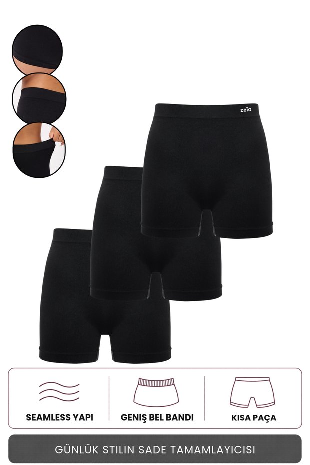 3-Pack Women's Comfort Enhancing Non-Marking Seamless Boxers