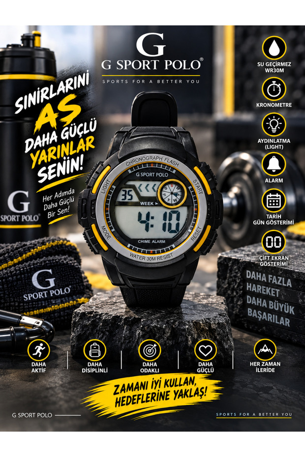 30m Water Resistant Children'S/Teenagers' Watch with Light, Alarm, Stopwatch and Calendar