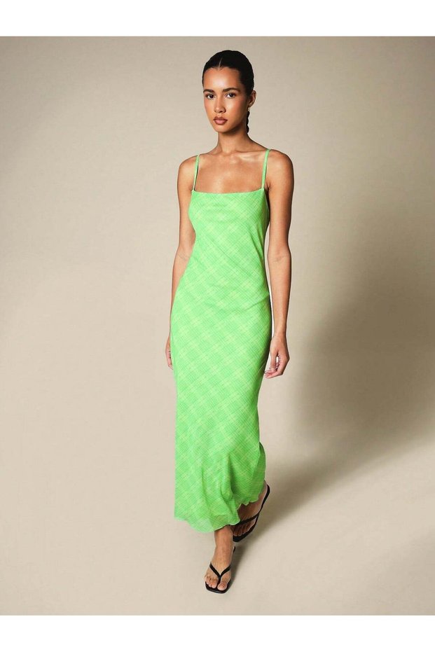 Rochie maxi, verde
