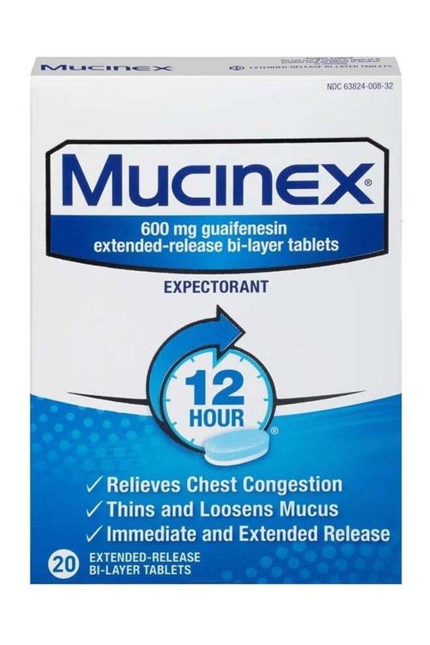 Expectorant Tablets – Immediate Release Formula to Thin Mucus & Relieve Chest Congestion and 20 tablets
