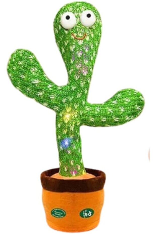 Bare Theory Talking Cactus Toy, Multicolor
