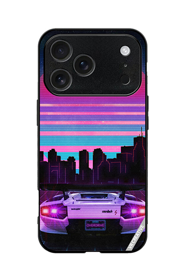Protective Case Cover For Apple iPhone 17 Pro Max Lambo Design Multicolour