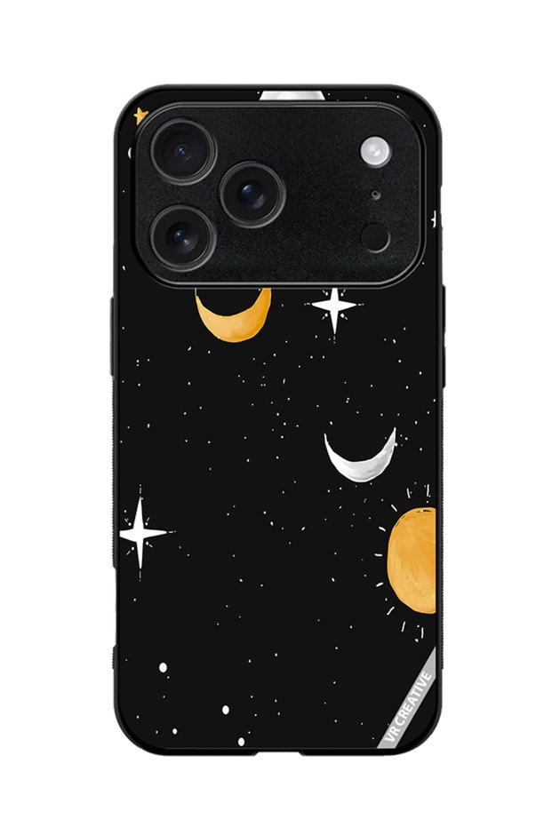 Protective Case Cover For Apple iPhone 17 Pro Max Night Design Multicolour