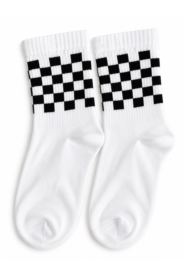Colorful Patterned Joyful College Socks - Unisex