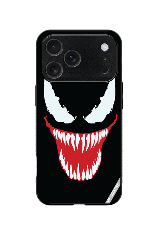 Protective Case Cover For Apple iPhone 18 Pro Spider Man Evil Design Multicolour