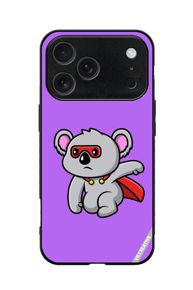 Protective Case Cover For Apple iPhone 17 Pro Max Hero Coala Design Multicolour