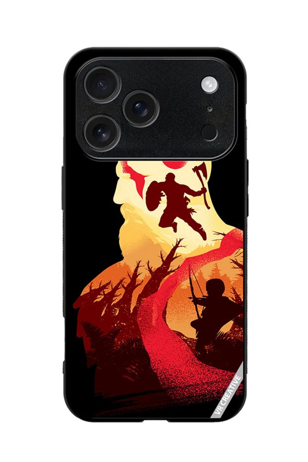 Protective Case Cover For Apple iPhone 17 Pro Max God Of War Design Multicolour