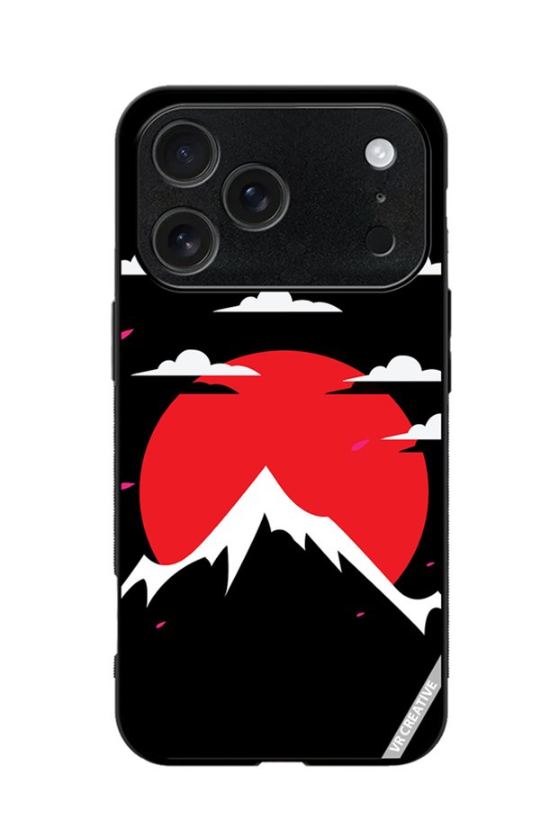 Protective Case Cover For Apple iPhone 18 Pro Max Mount Fuji Japan Design Multicolour