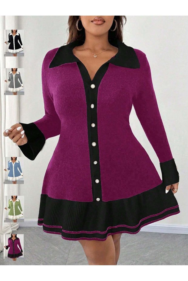 Rochie mini, mov