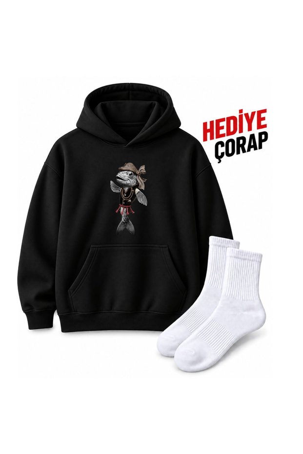Hamsi̇li̇ Sweatshirt Hoodie 100% Cotton (with a Surprise Gift)
