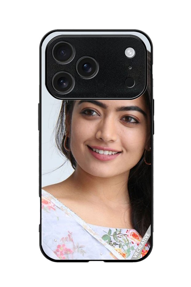 Protective Case Cover For Apple iPhone 18 Pro Max Bollywood Actress Rashmika Mandanna Design Multicolour