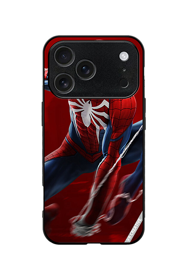 Protective Case Cover For Apple iPhone 18 Pro Spiderman Design Multicolour