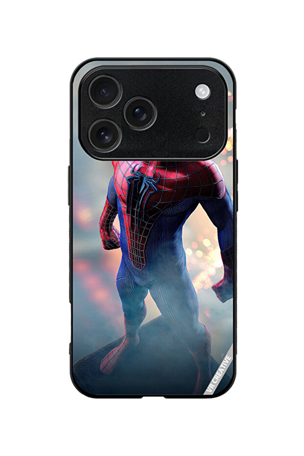 Protective Case Cover For Apple iPhone 18 Pro Spiderman Design Multicolour