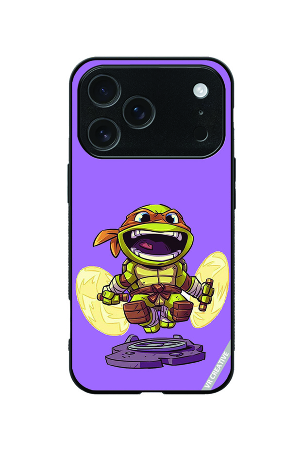 Protective Case Cover For Apple iPhone 18 Pro Turtle Design Multicolour