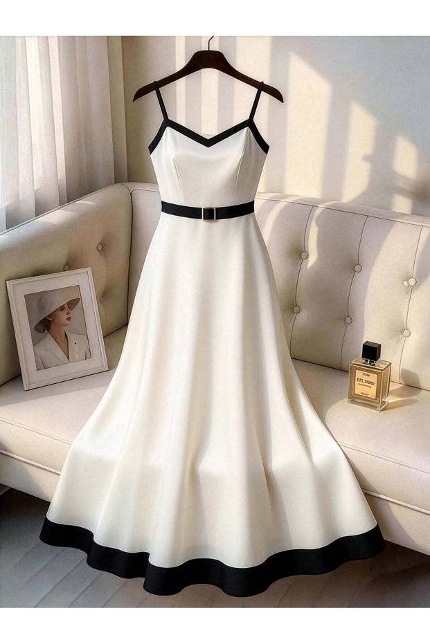 Rochie maxi, bej