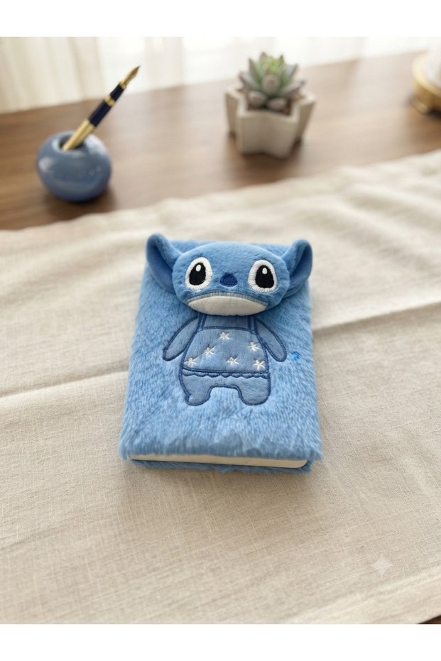 stitch peluş defter