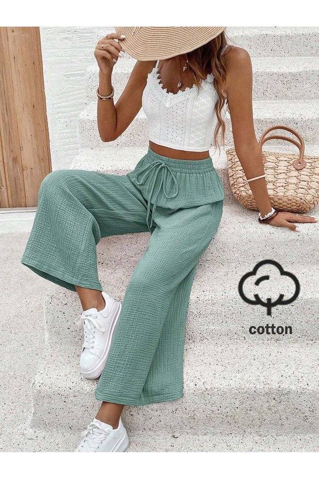 Pantaloni, turcoaz