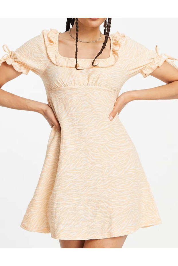 Rochie mini, portocaliu