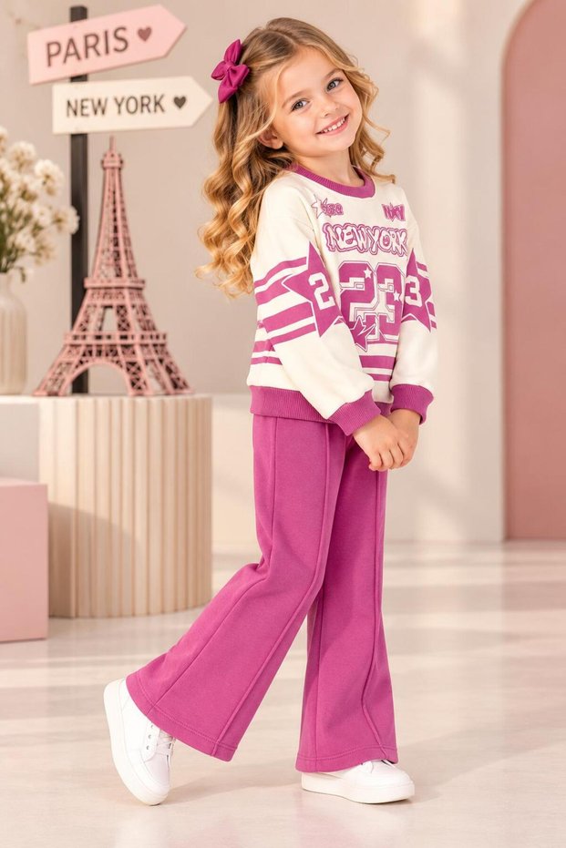 Printed Baby Girl Set with Shardonlu