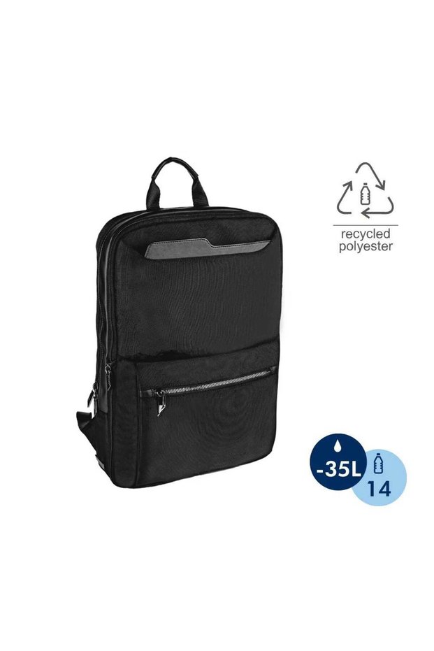 Margo - Rpet Laptop Backpack, Black