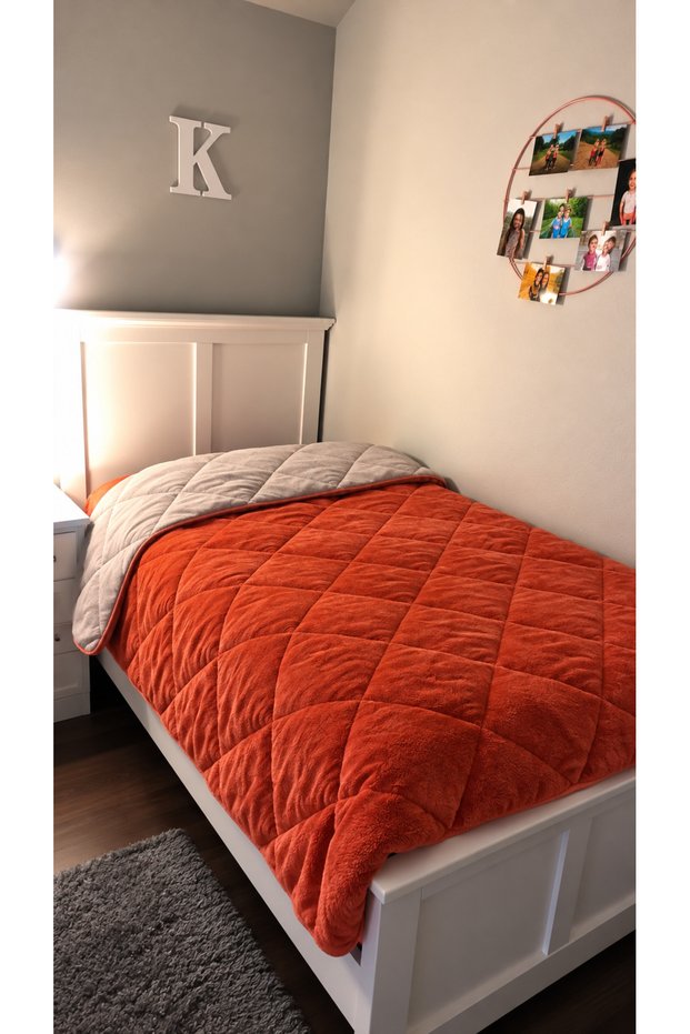 Single Welsoft Quilt 155X215 Double-Sided Soft Warm Winter Quilt