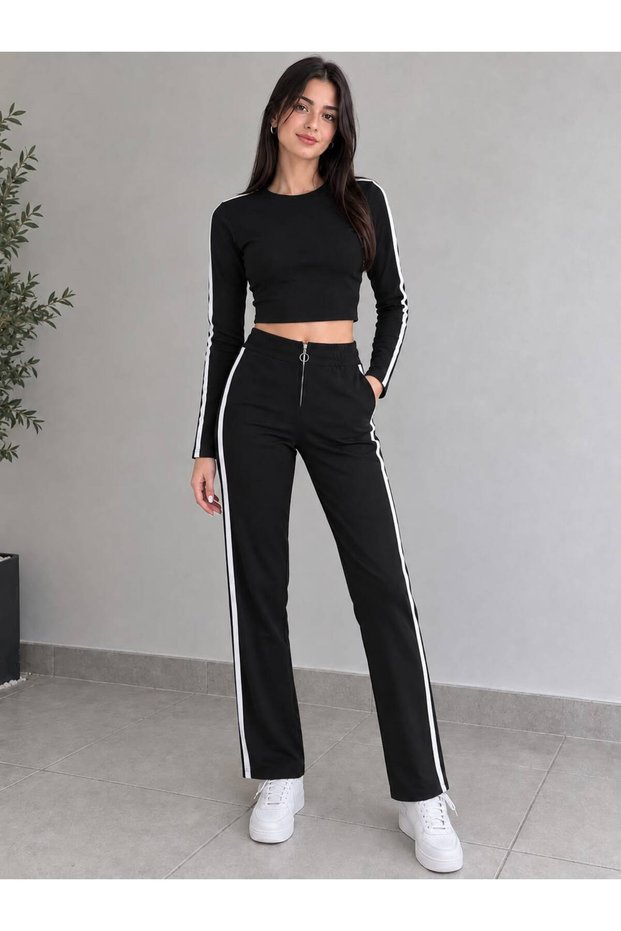 Striped Sports Suit