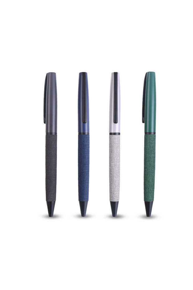 Slim Pen - High-Quality Metal Twist Pen, Gray
