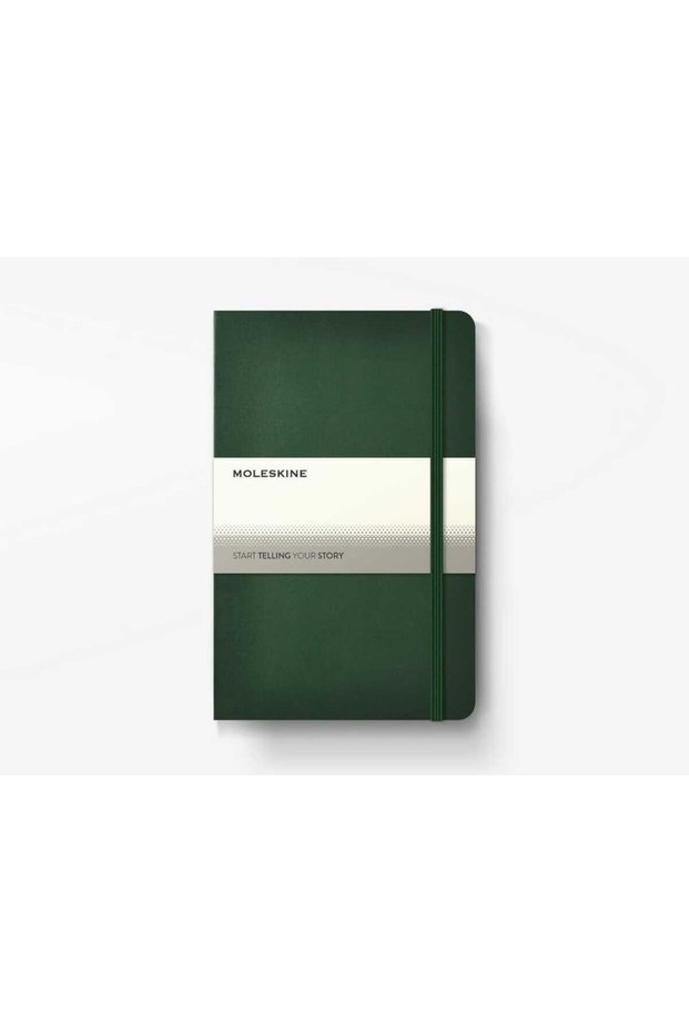Classic Large Ruled Hard Cover Notebook - Myrtle Green