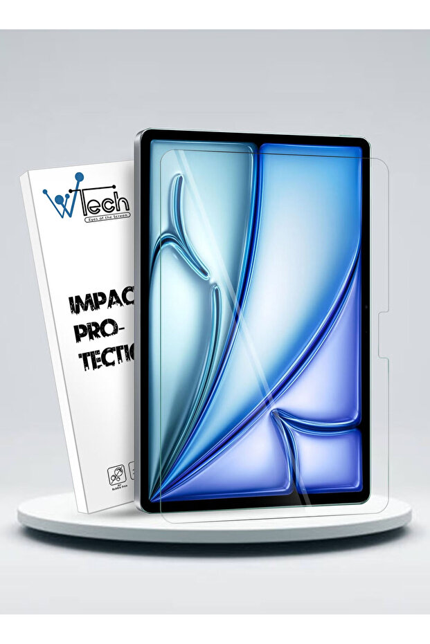 Screen protector for apple ipad air 13 5g 2024 13 inch premium series curved edges full cover tempered glass - clear