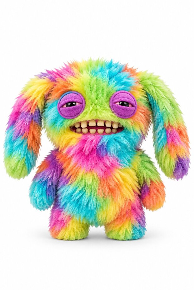 Fuggler Butt Ugly Pets Cheeky Chonky Multicolor Plush Toy - 22.5 cm