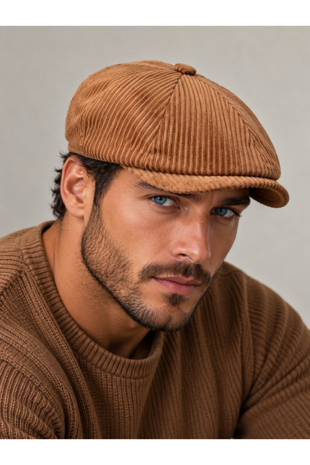 Velvet winter beanie hat, british style beanie with elasticated back.
