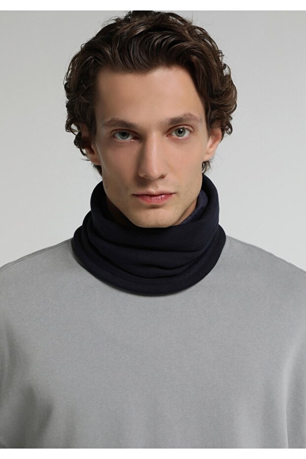 Men's Navy Blue Scarf
