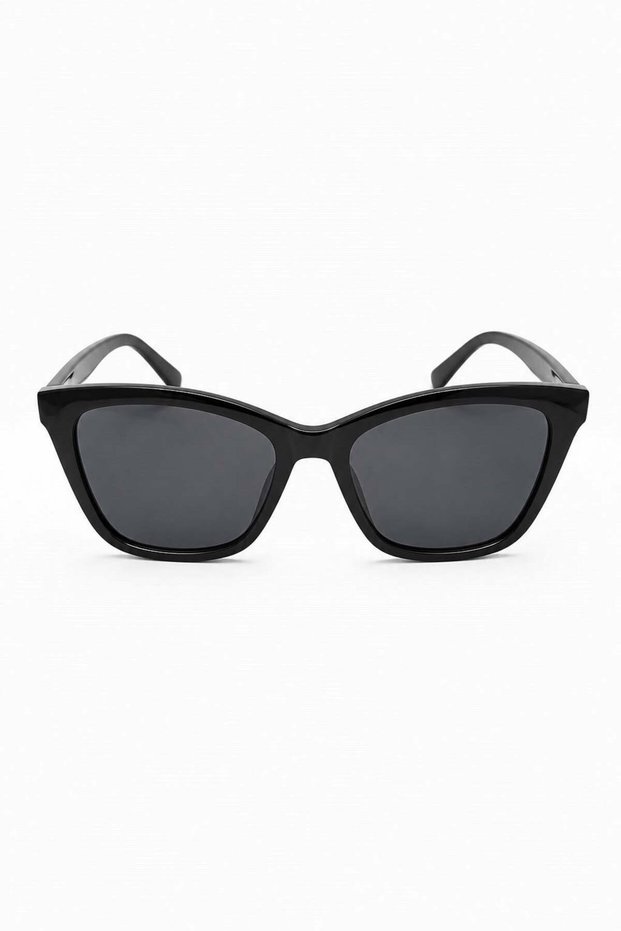 Black Thick Bone Frame Lightweight Accessory Sunglasses Suitable for Daily Use