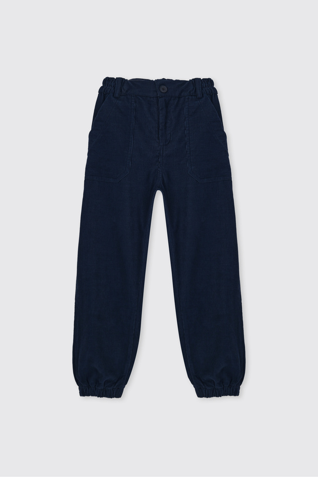 Boy's Velvet Indigo Trousers