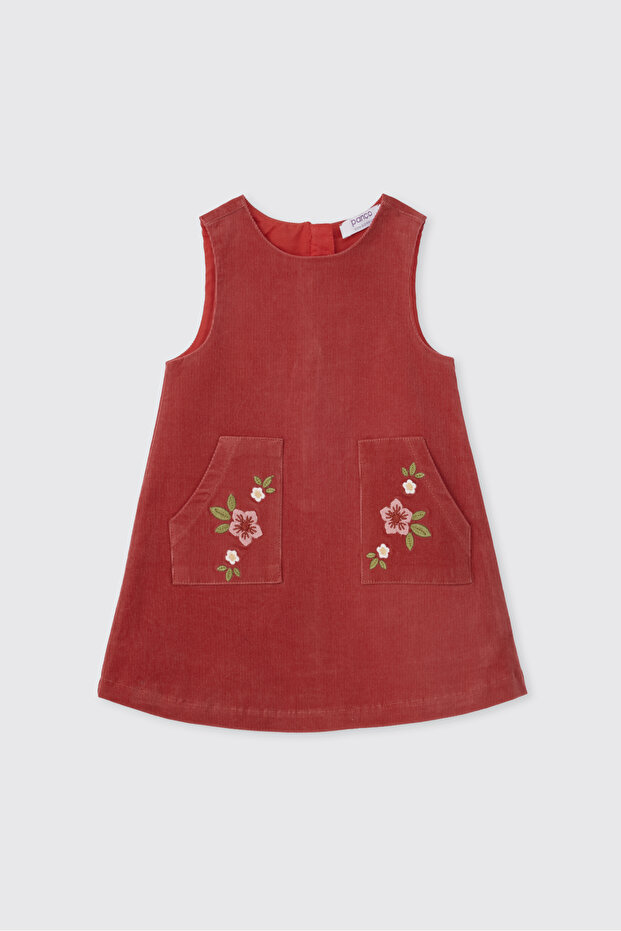 Baby Girl Velvet Rose Dress