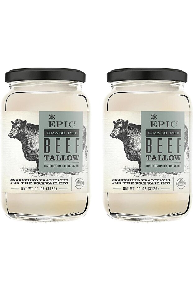 Animal Oil, Beef Tallow, 11 Ounce (Pack of 2)