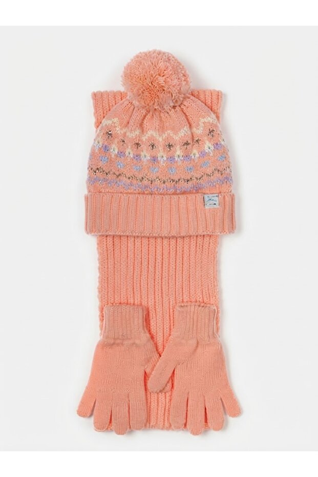 Fo 5129 Cera 3-Piece Scarf Beanie Glove Set