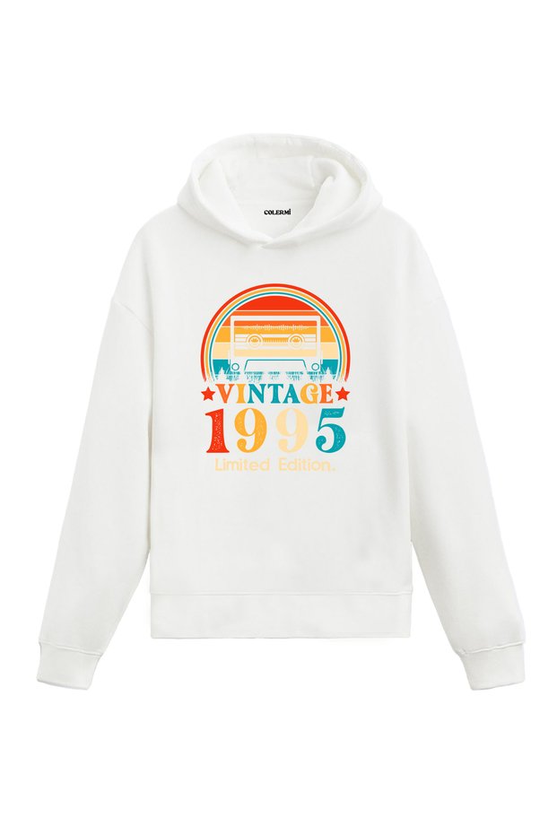 Vintage Mixtape 1995 Design Hooded Sweatshirt