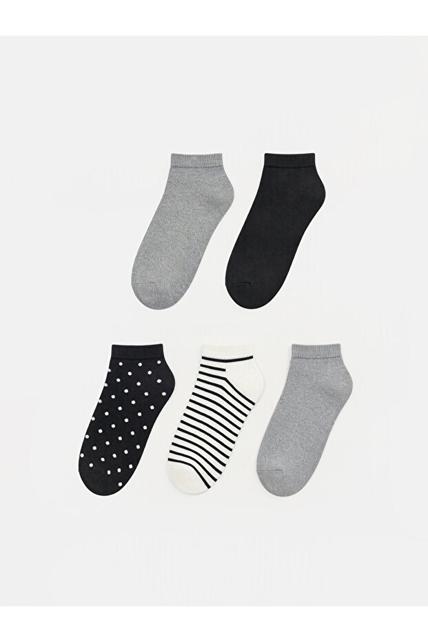 I Embroidered Women's Booties Socks 5-Pack from Freezen Store