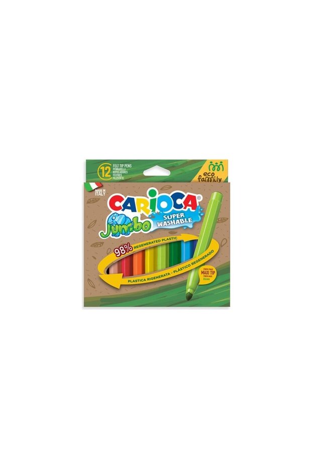 Jumbo Eco Family 12 Pack Washable Jumbo Felt Tip Pen 43461