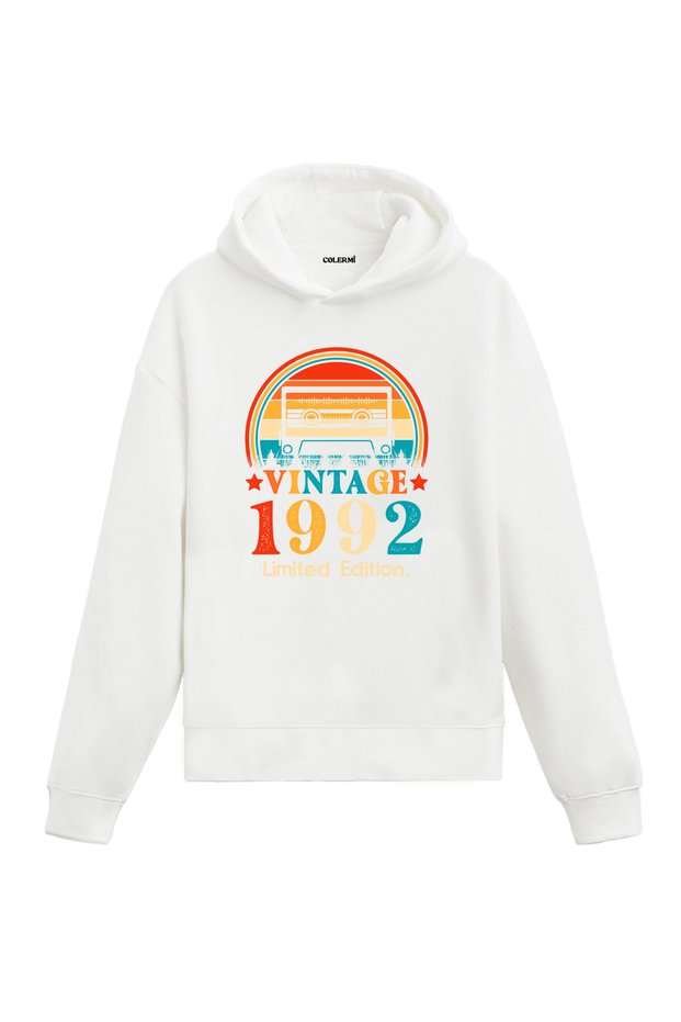 Vintage Mixtape 1992 Design Hooded Sweatshirt