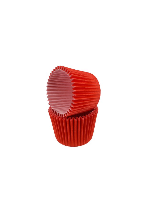 Cake Mold Pet Capsule 52X45 mm Paper Cupcake Mold (100 Pieces) Red