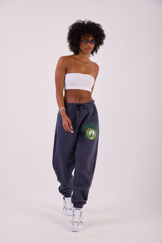 Kadın Lacivert Boston Basic Jogger Pantolon