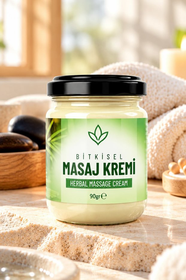 Relaxing and Relaxing Massage Cream 90 ml | High Absorption | Non-Greasy Body Cream | For Joints, Neck, Back, Shoulders and Legs | Body Massage and Care | Daily Relaxation and Relaxation